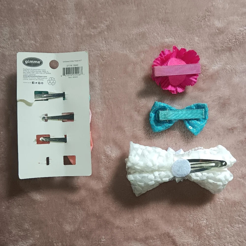 Gimme Bundle Of 6 Girls Fashion Hair Bows